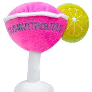 NEW Cosmuttpolitan plush dog toy from the Muttini Bar collection.